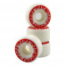 Колеса для скейтборда Bro Stuff Flame White Red 102A 53мм Колеса для скейтборда Bro Stuff Flame White Red 102A 53мм