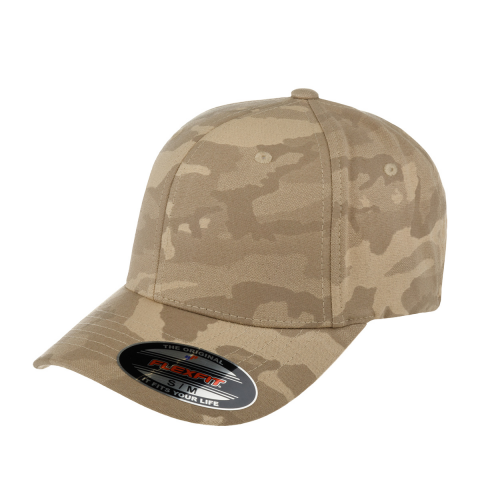 Кепка FlexFit 6277LC Dark Biege Camo L/XL