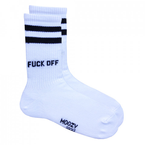 Носки Mogzy Fuck Off White 41-45 Носки Mogzy Fuck Off White 41-45